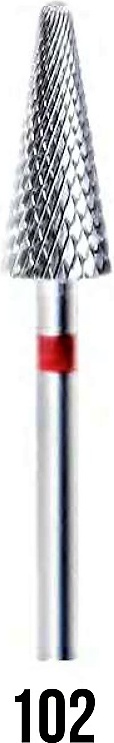 Насадка PRO BURS 102 фреза конус насечка красная 1 шт