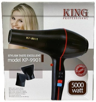 King Professional КР9901 фен черный
