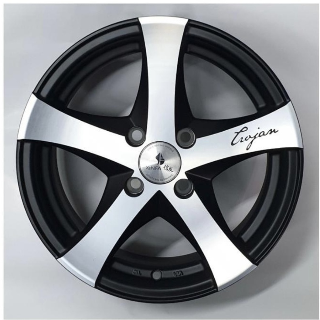 SSM 1236 6.5x15/4x100 D67.1 ET35 черный, серебристый