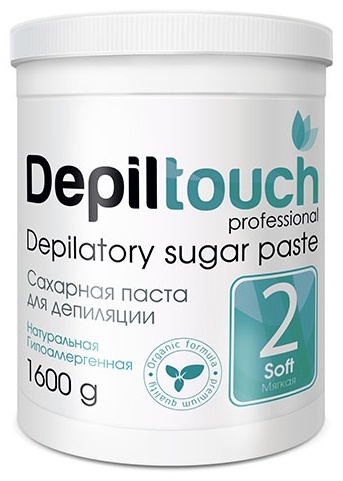Depiltouch sugar series 2 гипоаллергенная паста, мягкая 1600 г
