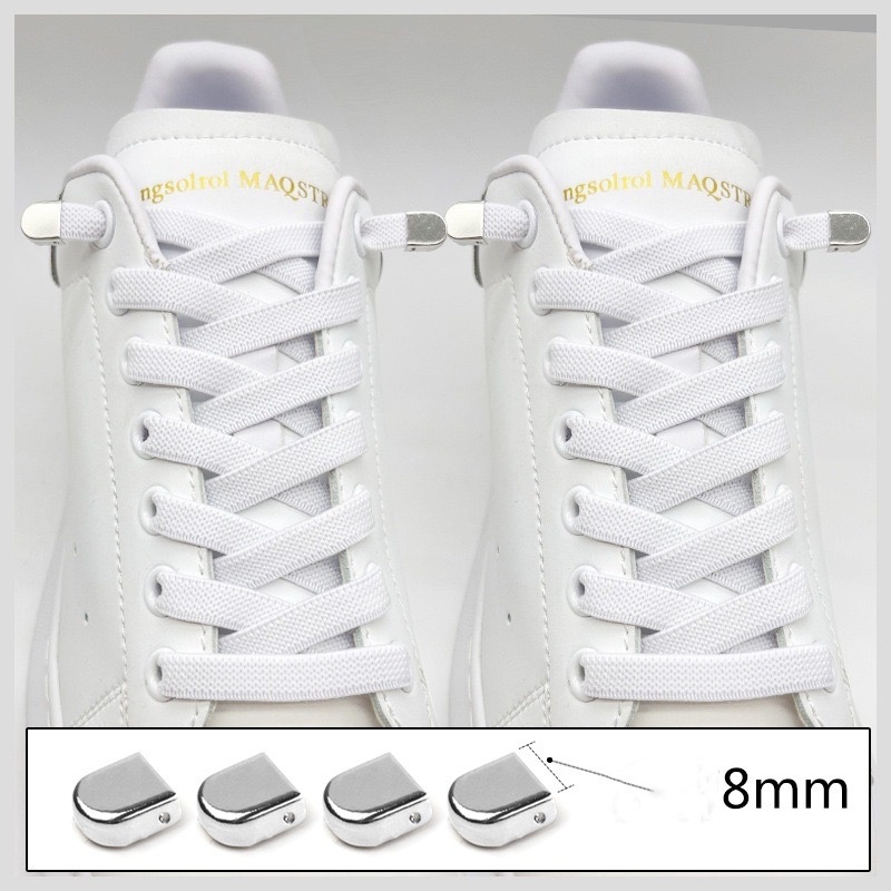 Шнурки SHOELACES 614435 белый 100 см