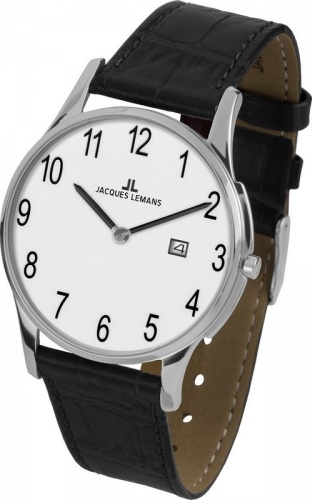Кварцевые JACQUES LEMANS 1-1937D-Silver сталь
