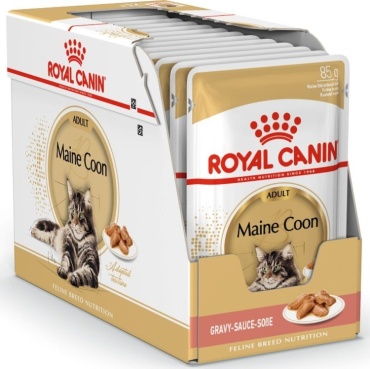 Royal Canin Maine Coon кусочки в соусе мясное ассорти 85 г 12 шт