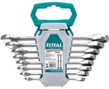 Total набор ключей комбинированный 8-19 мм THT102RK086, 8 шт