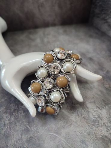 Fashion Jewellery длина 9 см пластик, стекло, нержавеющая сталь, без вставок