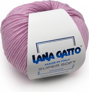 Моток Lana Gatto Super Soft Лиловый 5285 125 м 50 г