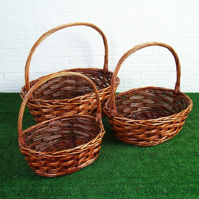 Корзина универсальная 55x46x54 см, ивовая лоза