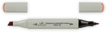 Маркер Vista-Artista 4680269626553, 1 шт, 7 мм, красный