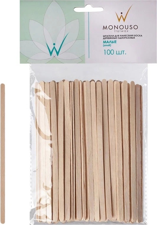 ITALWAX шпатель для депиляции дерево 60х140 мм 100 шт