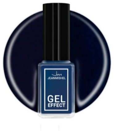 Jeanmishel лак Gel Effect 286 синий матовый 6 мл