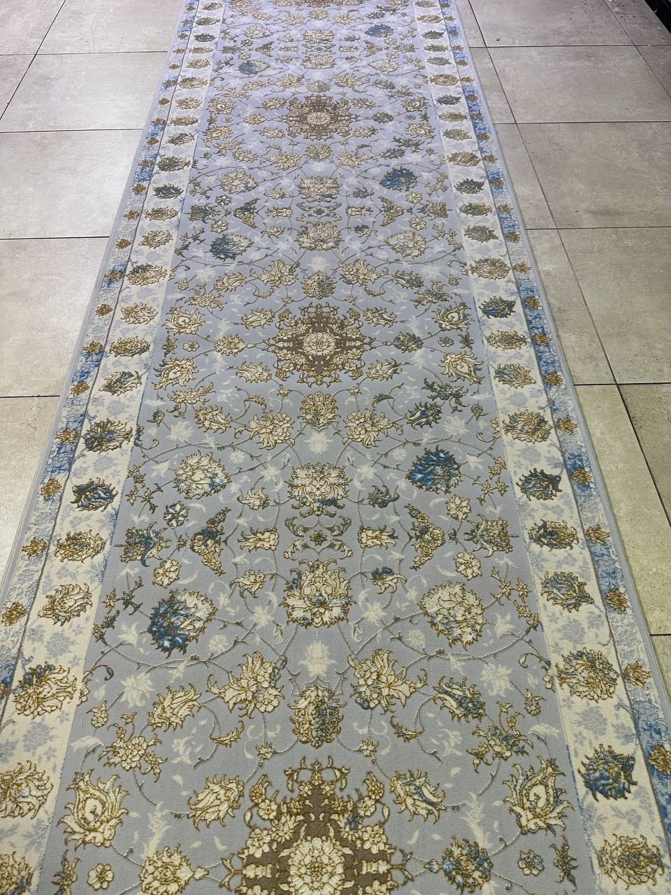 Ковровая дорожка Solomon короткий ворс, хлопок, полиэстер, 80 см x 9.5 м
