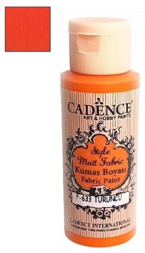 Краски для ткани CADENCE Оранжевый 1 шт