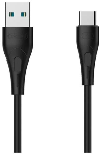 Кабель Celebrat USB 2.0 (M), USB TypeC (M), 1 м, CB-18T черный