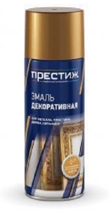 Престиж эмаль 4690566917001 золотистый GOLD METALLIC 425 мл