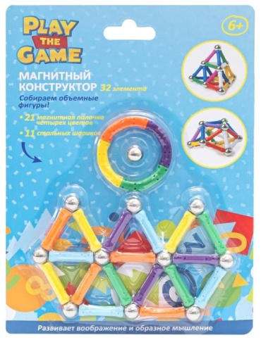 Магнитная игра Play The Game Магнитный конструктор