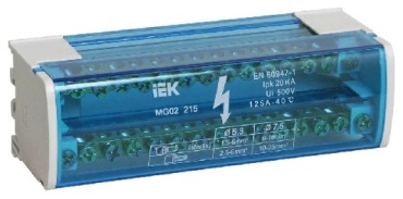 IEK шина заземления/нулевая для распределительного щита YND10-2-15-125 1 шт