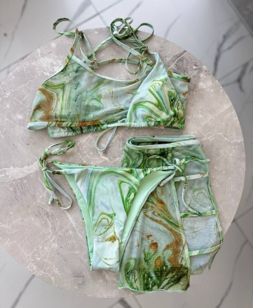 Купальник раздельный Shantal Lingerie зеленый