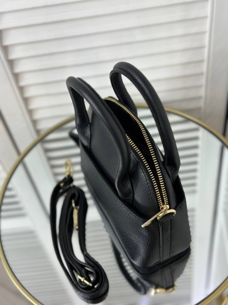 Купить Мини-сумка Genuine Leather 2017 натуральная кожа черный в Алматы ...