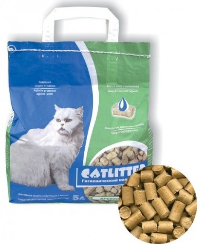 Купить Наполнитель Сибирская Кошка CATLITTER впитывающий 5 в Алматы ...