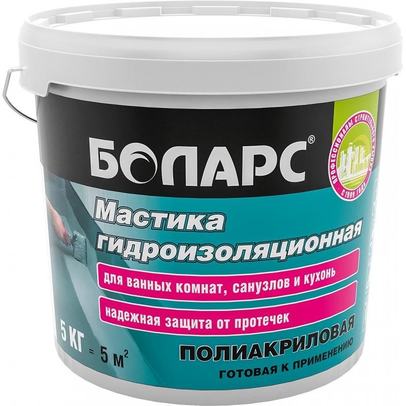 Купить Мастика Боларс гидроизоляционная, 5 кг в Алматы – Магазин на ...