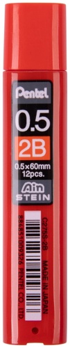 Грифели для механических карандашей Ain Stein, 12 шт., 0,5 2B