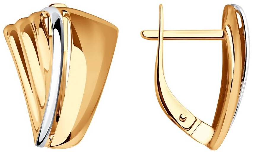 Купить Серьги SOKOLOV 028900 вес 3.33 г золото, без вставок в Алматы ...