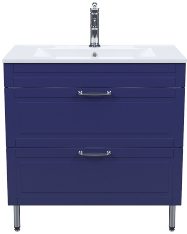 Тумба с раковиной IDDIS Oxford OXF80N0i95K / 0138000i28	, 80x66x45.5 см, синий