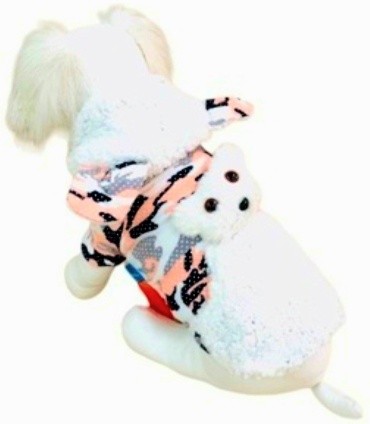Pet Fashion куртка 024 белый, мультиколор L
