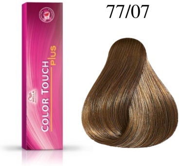 WELLA Color Touch Plus 77/07 интенсивный русый натуральный коричневый крем-краска 60 мл