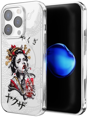 Чехол Mcover для Apple iPhone 15 Pro рисунок