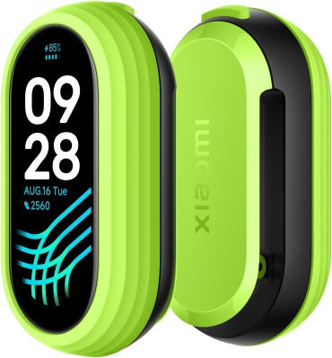 Ремешок Xiaomi для Xiaomi Mi Band 8 черно-зеленый