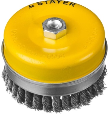 STAYER шлифовальная щетка 35137-120 120 мм 1 шт