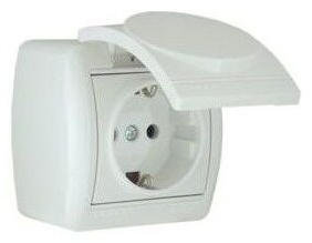 Розетка Lezard NATA 710 0200 123, белый