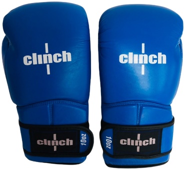 Боксерские перчатки Clinch 10 oz синий