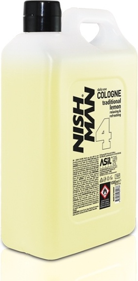 NISHMAN Cologne 4 Lemon одеколон EDC после бритья 1000 мл