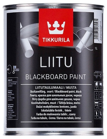 Tikkurila акриловая LIITU 1 кг, цвет черный
