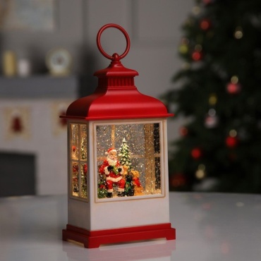Luazon Lighting Фонарь с Дедом Морозом 22.5 см