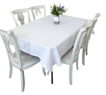 Скатерть Посуда в дом 250x150 см, дак, 1 шт