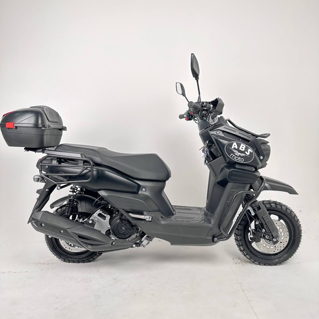 Купить Скутер ABS Moto Tank черный в кредит в Алматы – Kaspi Магазин