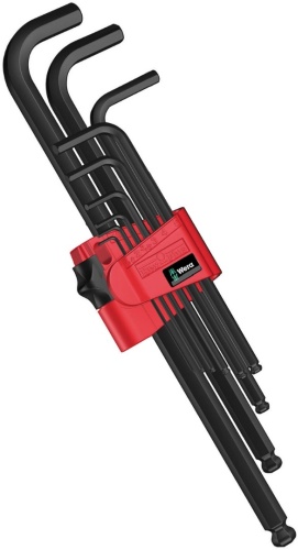 Шестигранный ключ Г-образный Wera арт.950 PKL/9 BM N, 9 шт
