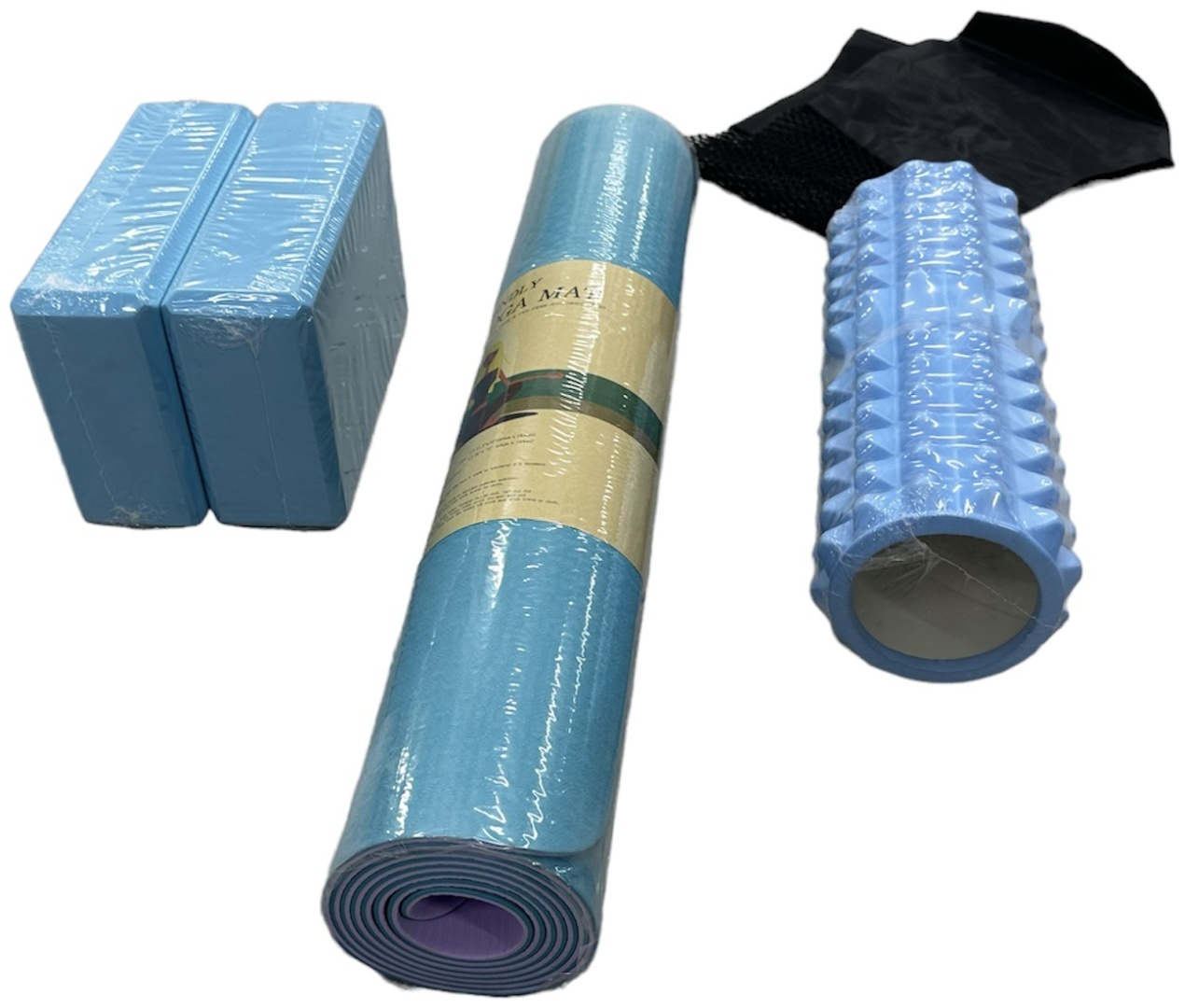 Коврик Yoga Mat 85 183x61x0.6 см голубой