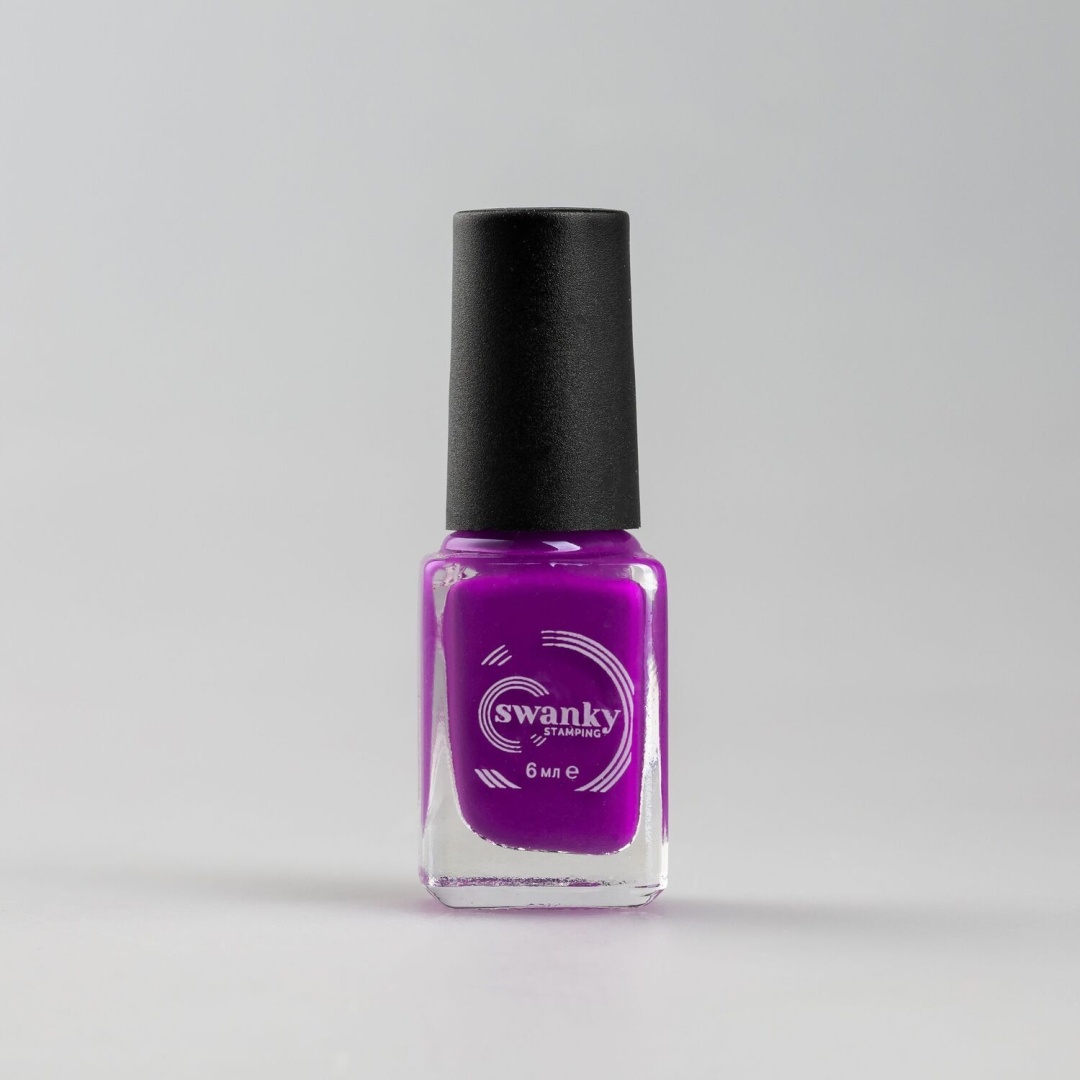 Swanky Stamping Лак для стемпинга S12 Светло-Фиолетовый 6 мл