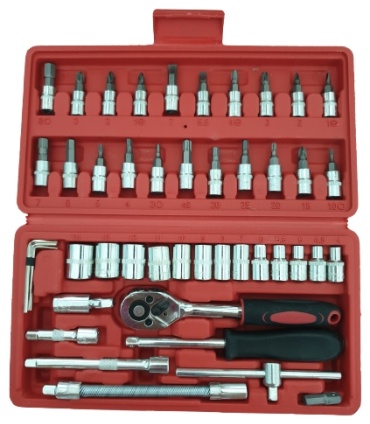 Набор инструментов автомобильный 46 в 1 Metric Socket Set