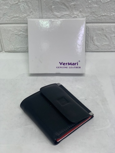 Кошелек VerMari натуральная кожа черный