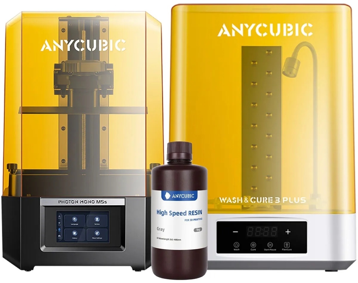 Купить 3D-принтер Anycubic Photon Mono M5s + ANYCUBIC Wash & Cure 3 ...