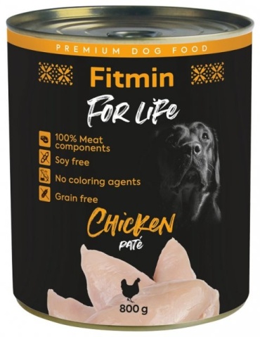 Fitmin For Life Курица для всех пород 800 г 1 шт