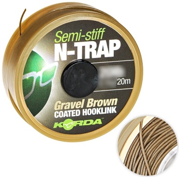 Korda N-Trap Semi Stiff KNT15 0.148 мм коричневый