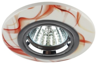 Встраиваемый светильник Эра MR16 50 Вт 220 - 240 В  DK62 СН/WH/R