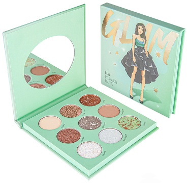 Лэтуаль тени прессованные GLAM EYESHADOWS PALETTE Glam