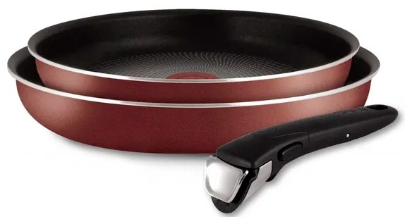 Tefal набор сковородок Ingenio RED 5 3 предмета 22/26 см 04217810 3 в 1